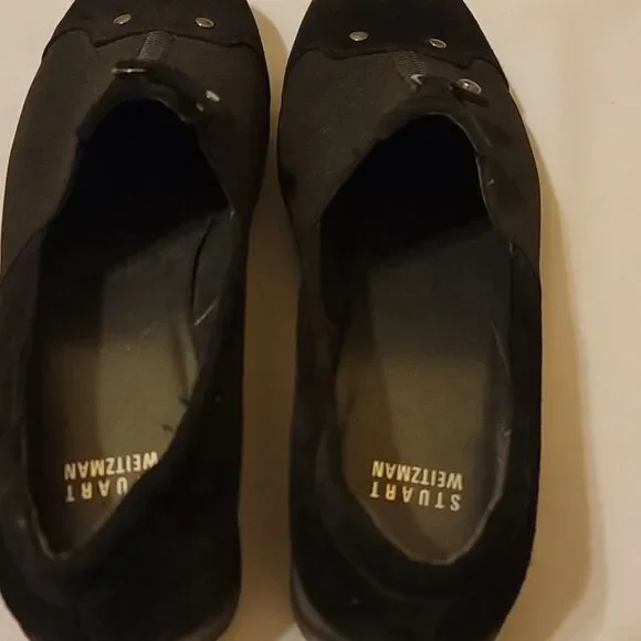 Stuart weitzman suede slip on wedge loafer size 9.5 - Picture 3 of 9